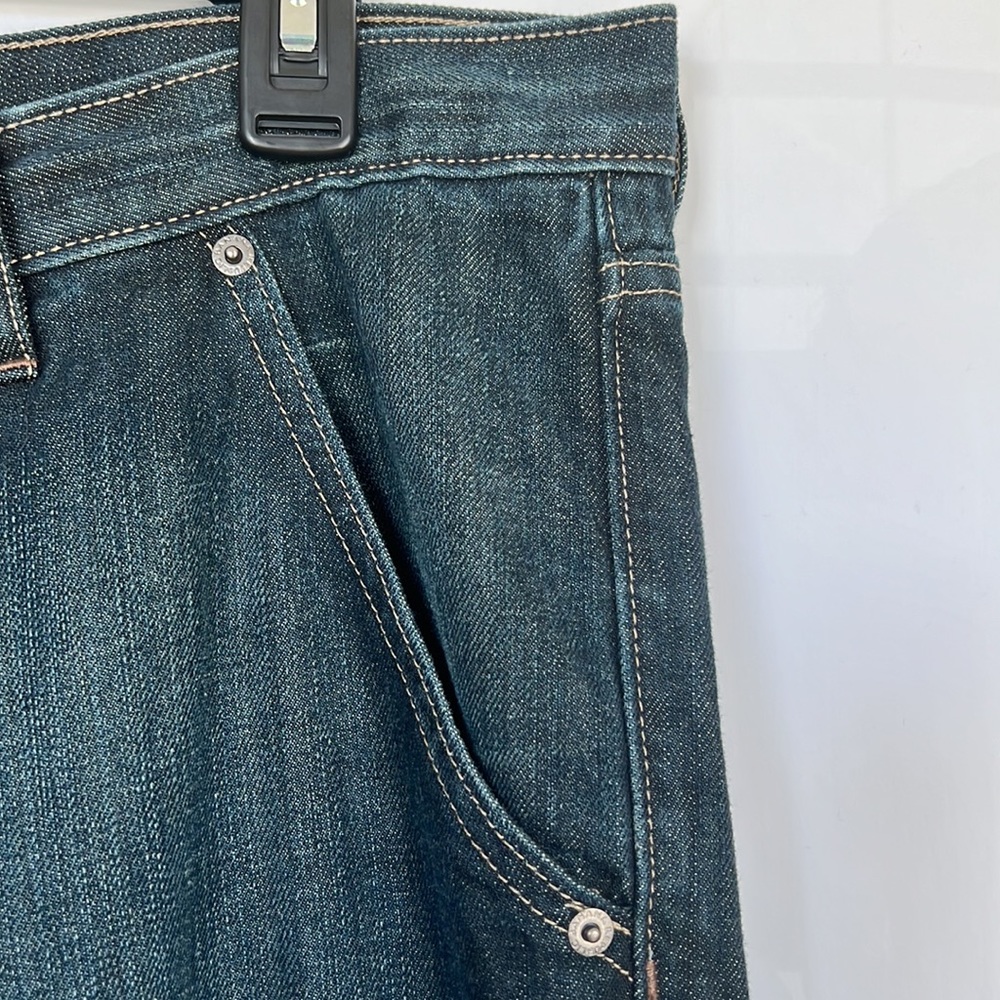 Banana Republic Sz 35/30 Straight Leg Blue Jeans - Picture 7 of 13